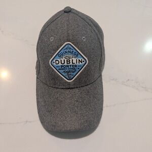 Guinness Dublin Porter The Brewers Project Gray Wool Cap Hat Strapback